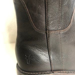 Frye Paige Riding Boot Dark Brown Size 5.5